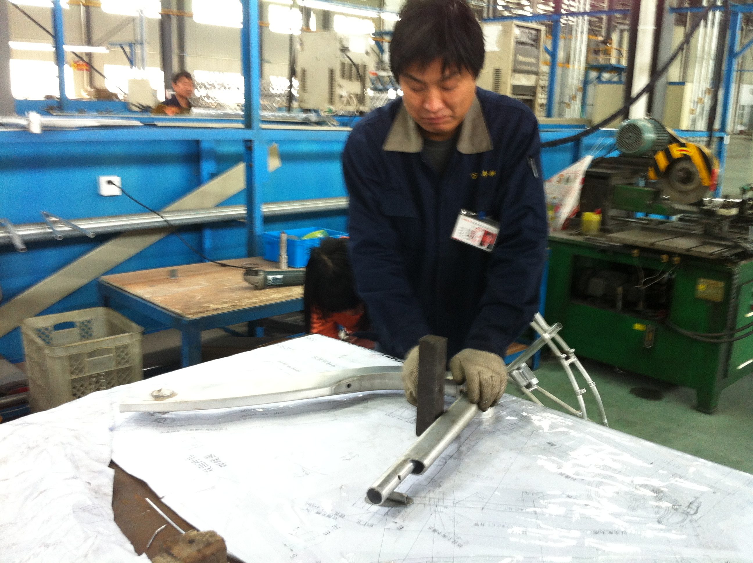 A-OK bike frame work shop