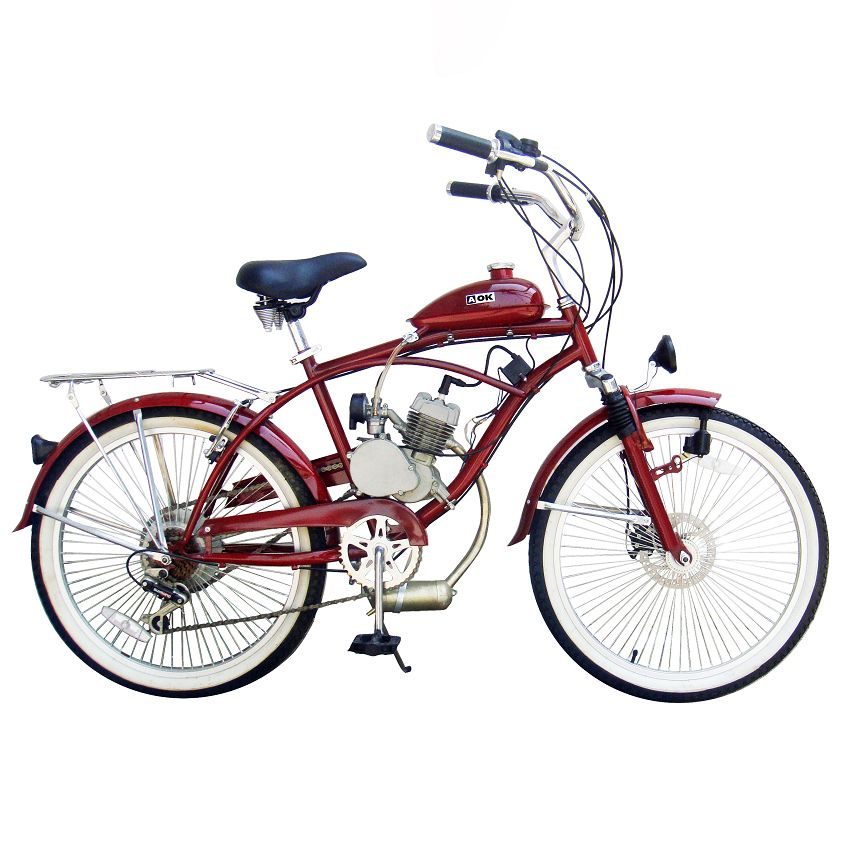 24 inch Classic beach cruiser motor gas bicycle